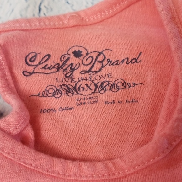 Kid’s Lucky Brand High Low Sleeveless Top - Picture 3 of 6